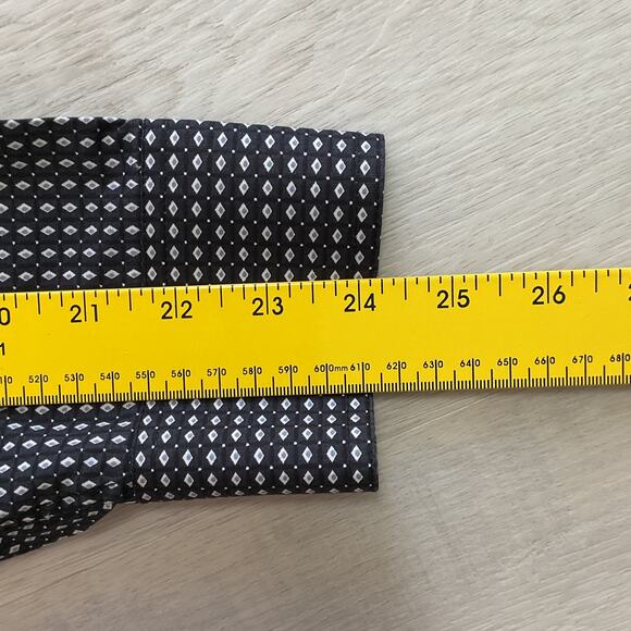 Panhandle Western Diamond Pattern Oxford Dress Shirt Button Front XLarge - Picture 12 of 12